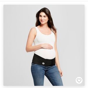 Belly & back maternity support band - NEW XL black